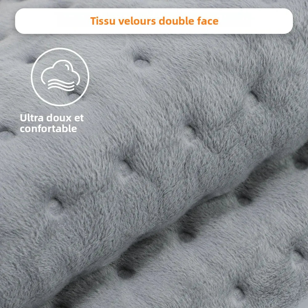 Coussin chauffant électrique 30×60 cm – 9 niveaux – Minuterie