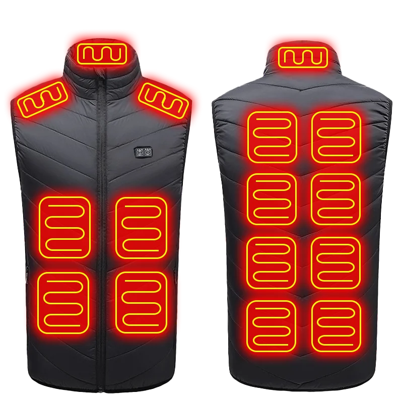 Gilet chauffant USB – 3 niveaux de chaleur – Homme et Femme