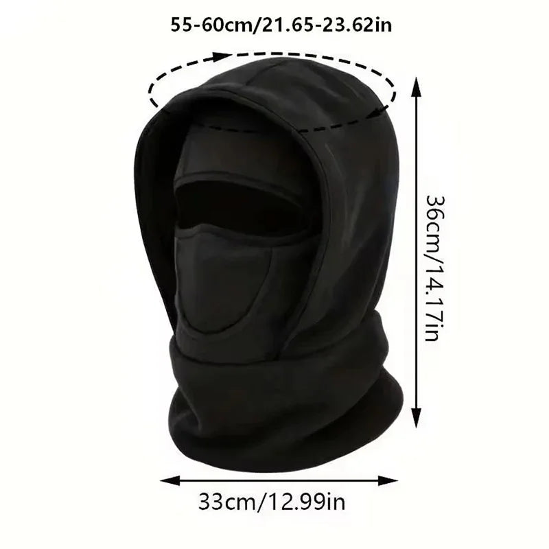 Cagoule polaire d’hiver – Protection tête, visage et cou