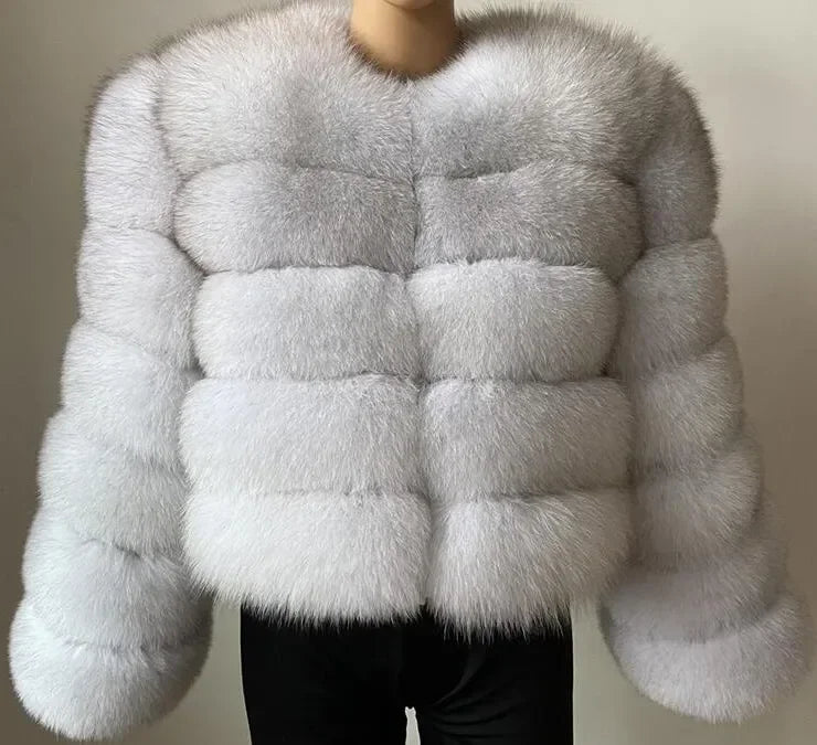 Manteau court fausse fourrure femme – Chaud et élégant