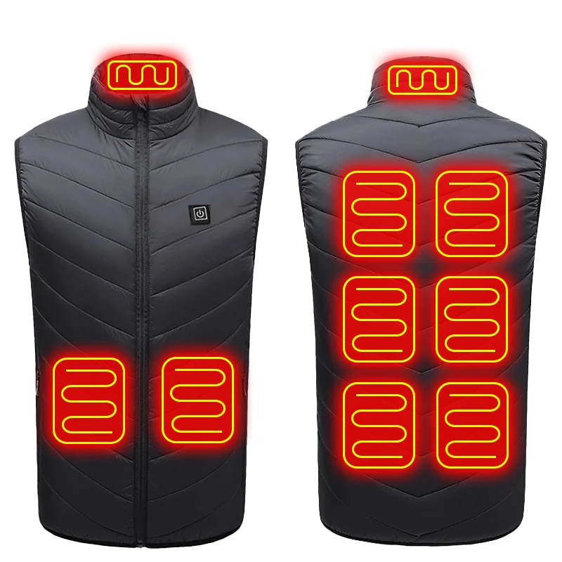 Gilet chauffant USB – 3 niveaux de chaleur – Homme et Femme