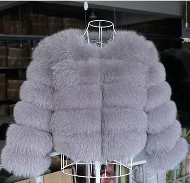 Manteau court fausse fourrure femme – Chaud et élégant