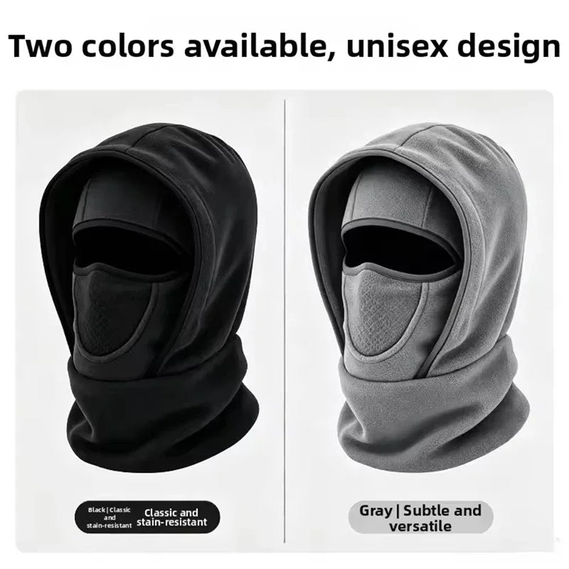 Cagoule polaire d’hiver – Protection tête, visage et cou