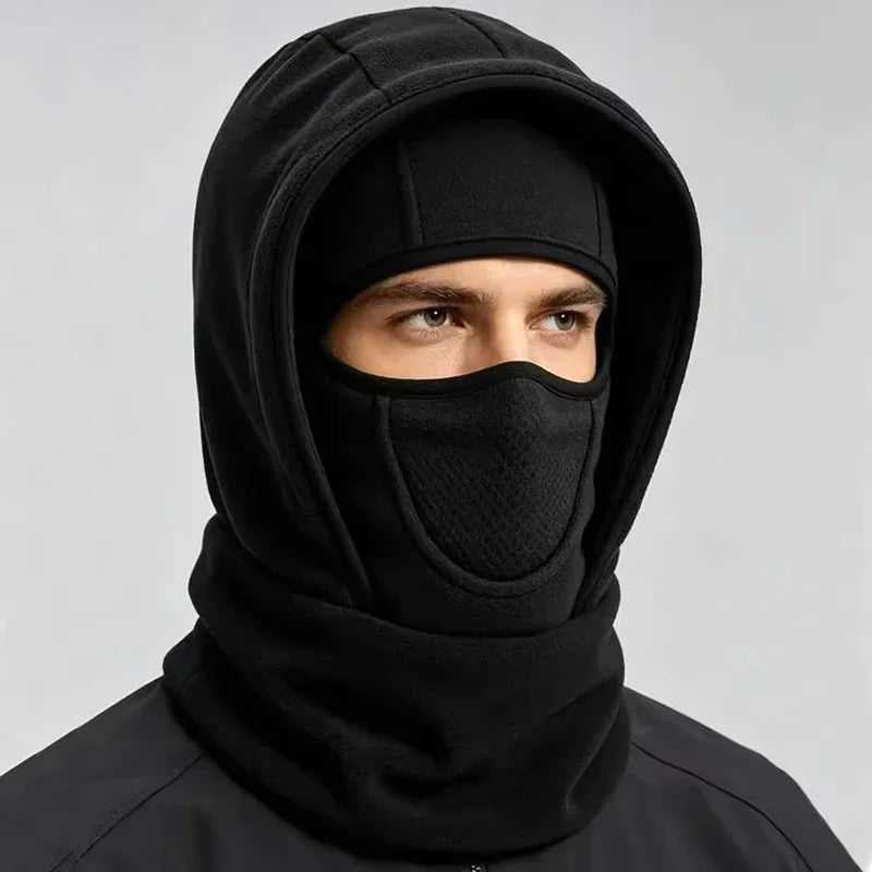 Cagoule polaire d’hiver – Protection tête, visage et cou